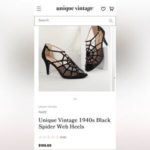Spider Web Heels